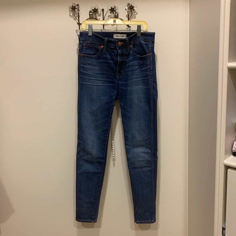 Madewell 9” inch high rise skinny jeans